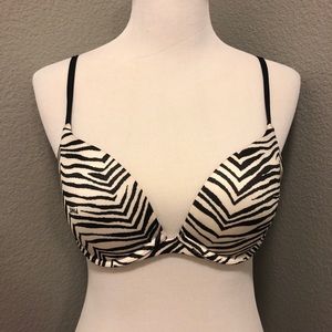 Victoria’s Secret PINK Zebra Push-Up Bra